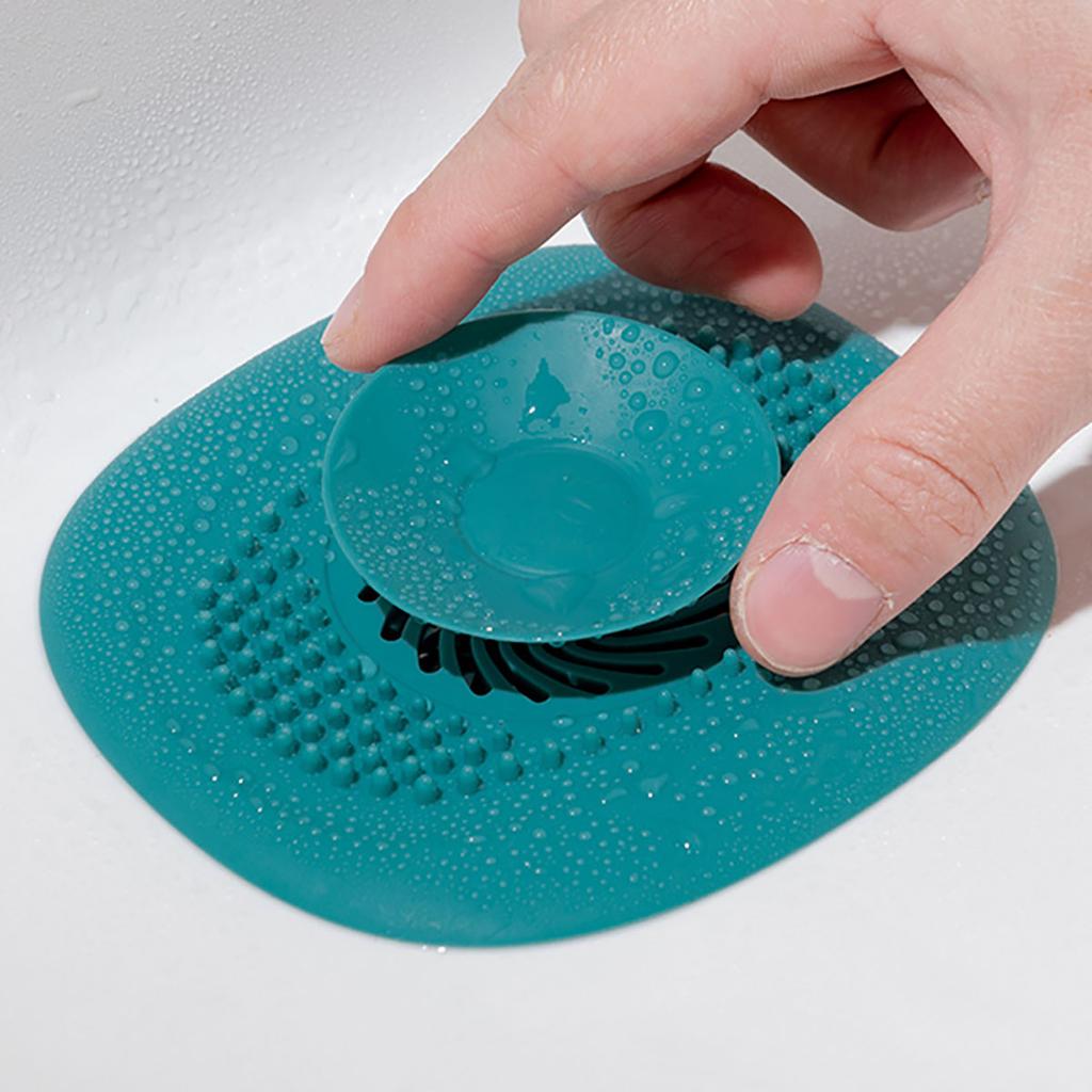 1Pc Bathroom Hair Catcher Stopper Shower Floor Drain Cover Filter Deodorant Anti-clogging Kitchen Sink Plug Drain Strainer