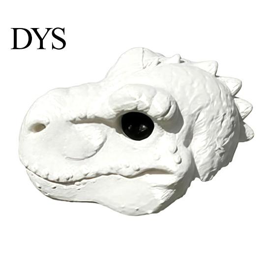 Backyard Paradise Feeding Tool Dinosaur Head Squirrel Feeder, Outside Hanging Funny Dino Face Feeder Face, Garden Wild for Patio Decor Easy Fill