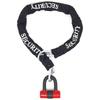 Radikal RK72120L Mini for Motorcycle Security Chain 120 Cm Long with for Bikes U-lock Discs, Ø10 Loop, Anti-theft
