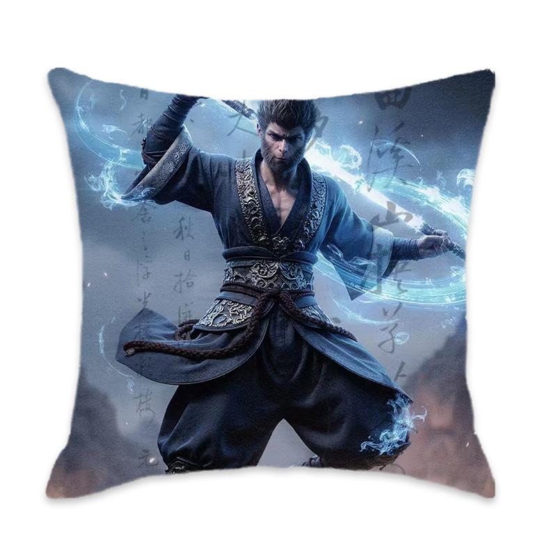 Kissen der New Black Myth Wukong Serie Bequem und weich Auto Zuhause Schlafzimmer Nachttischkissen Kissen