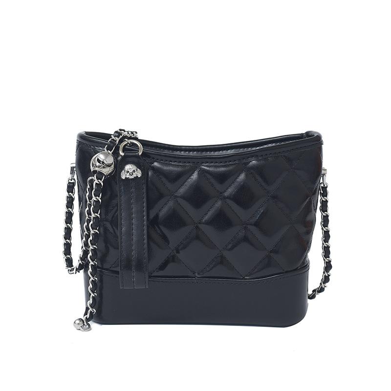 Premium Texture Rhombus Chain Messenger Bag Small Bag Women's Small Satchel Versatile Fashion Shoulder Bag