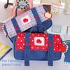Plaid and Dots Grid Stationery Bag Denim Dopamine Pencil Pouch Fruit Cowboy Pencil Case  Student