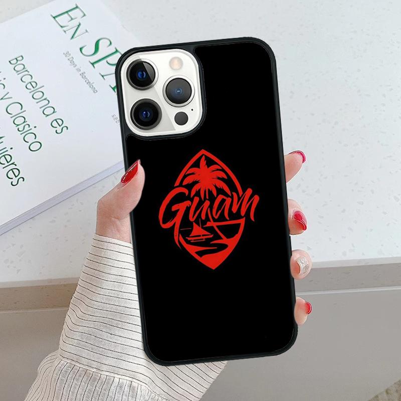 

Guam Flag Phone Case cover For iPhone 17 Air 15 16 16e 14 13 Pro Max Coque 12 11 Pro Max For Apple PLUS fundas iPhone 11pro max