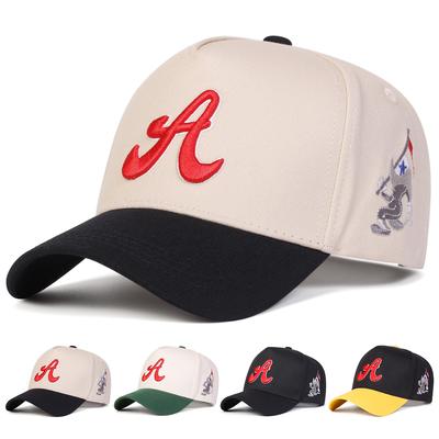 Unisex Persönlichkeit Buchstaben A Stickerei Baseballkappen Outdoor Verstellbar Frühling und Herbst Lässig Sonnenschutzhut