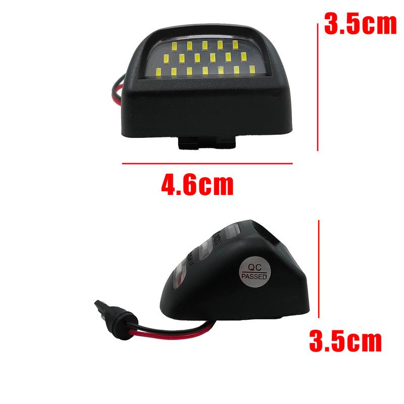 2pcs LED Number License Plate Light Lamp Assembly For Chevrolet Silverado Classic 1500 2500 3500 Tahoe Avalanche Traverse
