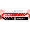 2 Stück Auto Streifen Aufkleber Rückspiegel Reflektierende Vinyl Aufkleber Dekoration Für SEAT Leon FR Altea Ibiza Toledo Cordoba Alhambra Arona Ateca Exeo