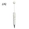 Faux Pearl Decorated Pen DIY Beadable Pen, Rhinestone Ballpoint Fancy Glitter for Crafting, Student Stationery Office Writing Tools Decorative