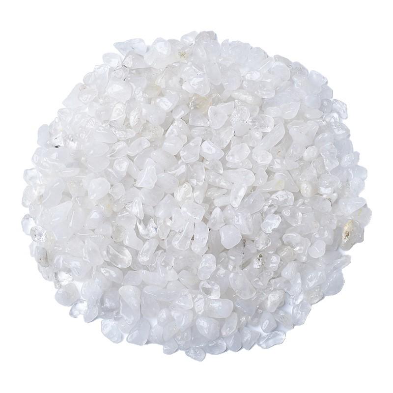 Natural White Crystal Decorative Handicraft Stone for Fish Tanks & Buddha Offerings
