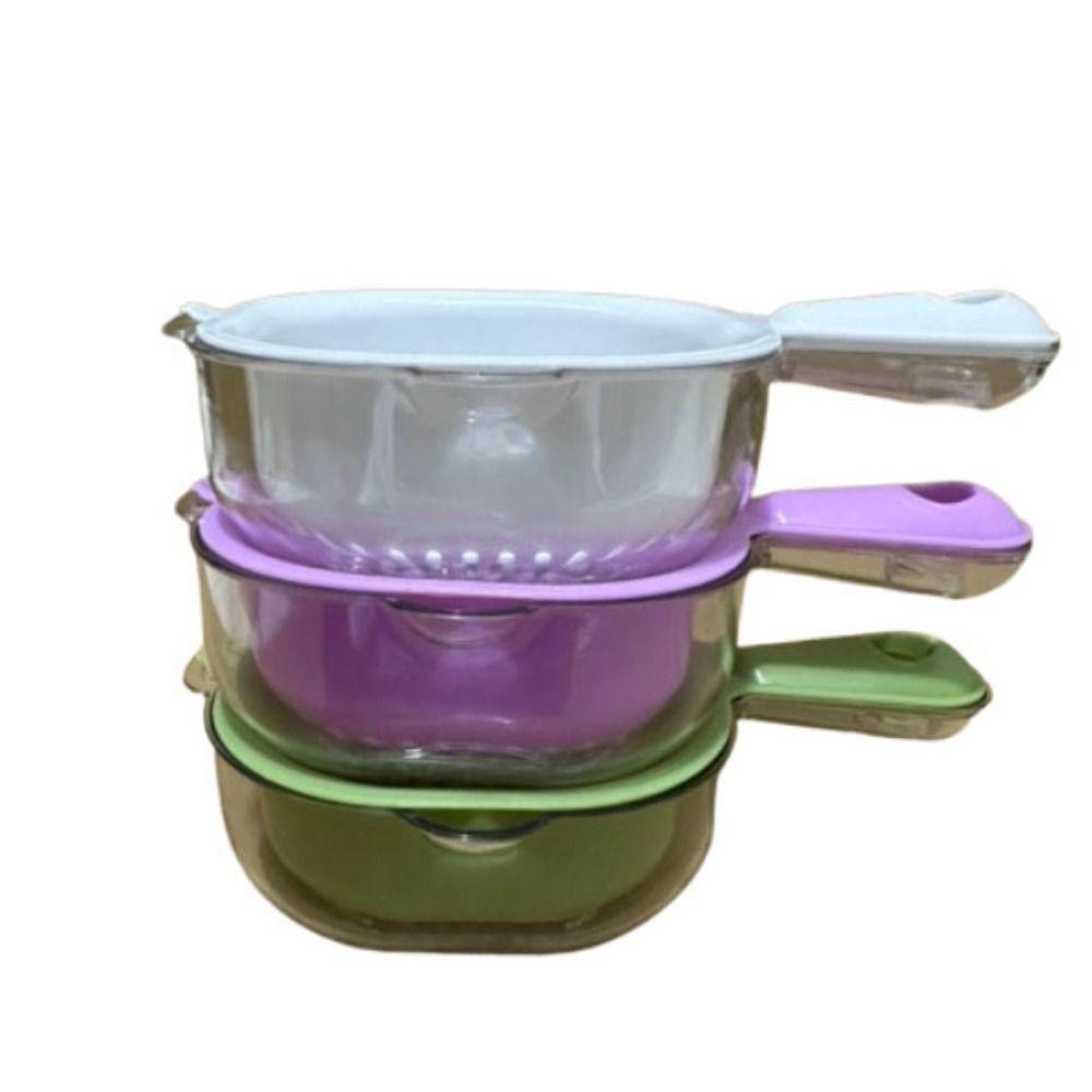 Cute Drain Basket 2 in 1 Vegetable Storage Basket Multipurpose Drainage Bowl Wash Fruit