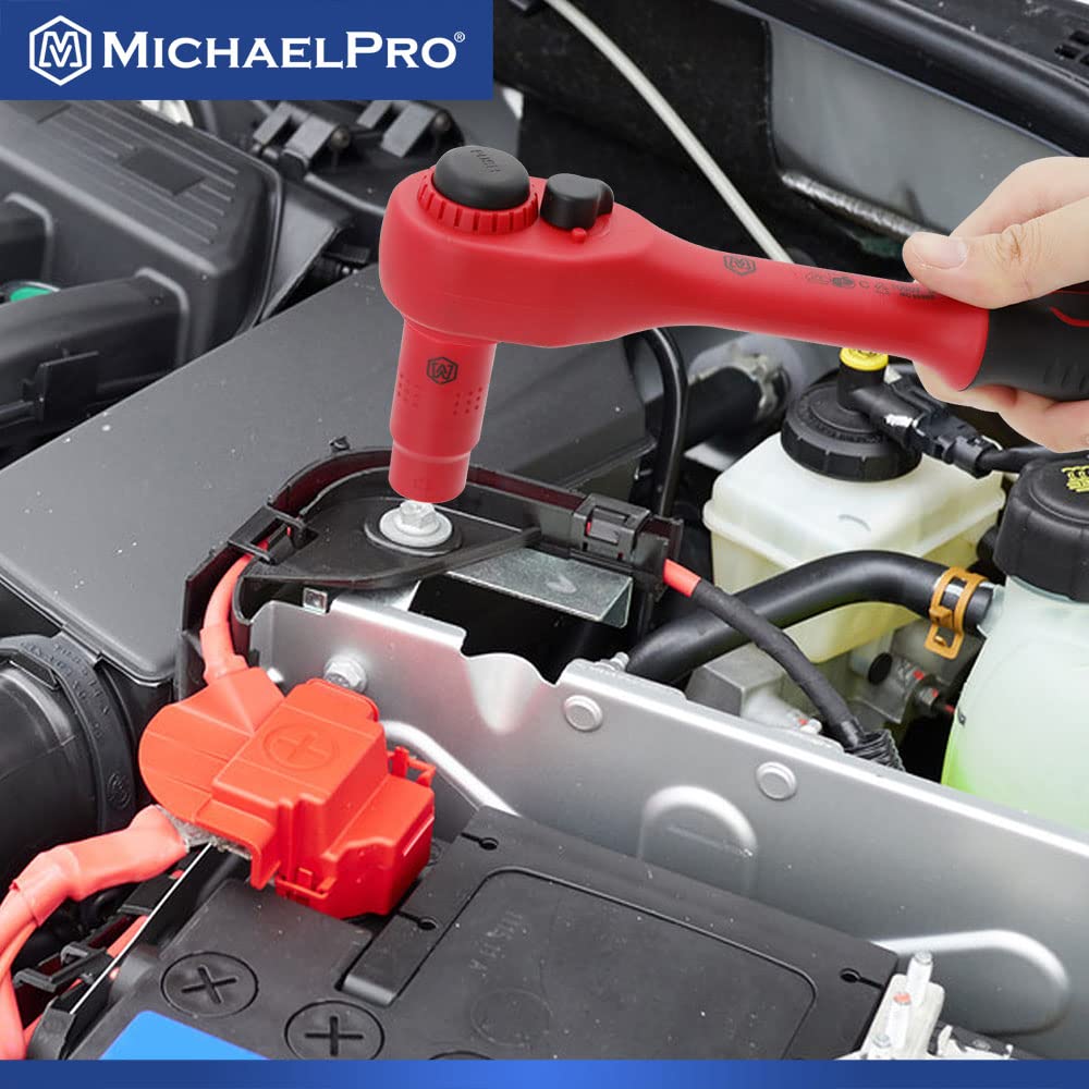 MichaelPro MP005048 20 Piece Drive VDE Insulated Socket Set 1/2"