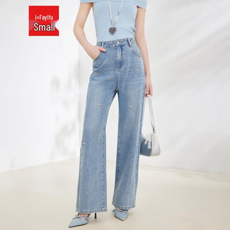 

IEF Джинсы широкие штанины в корейском стиле M