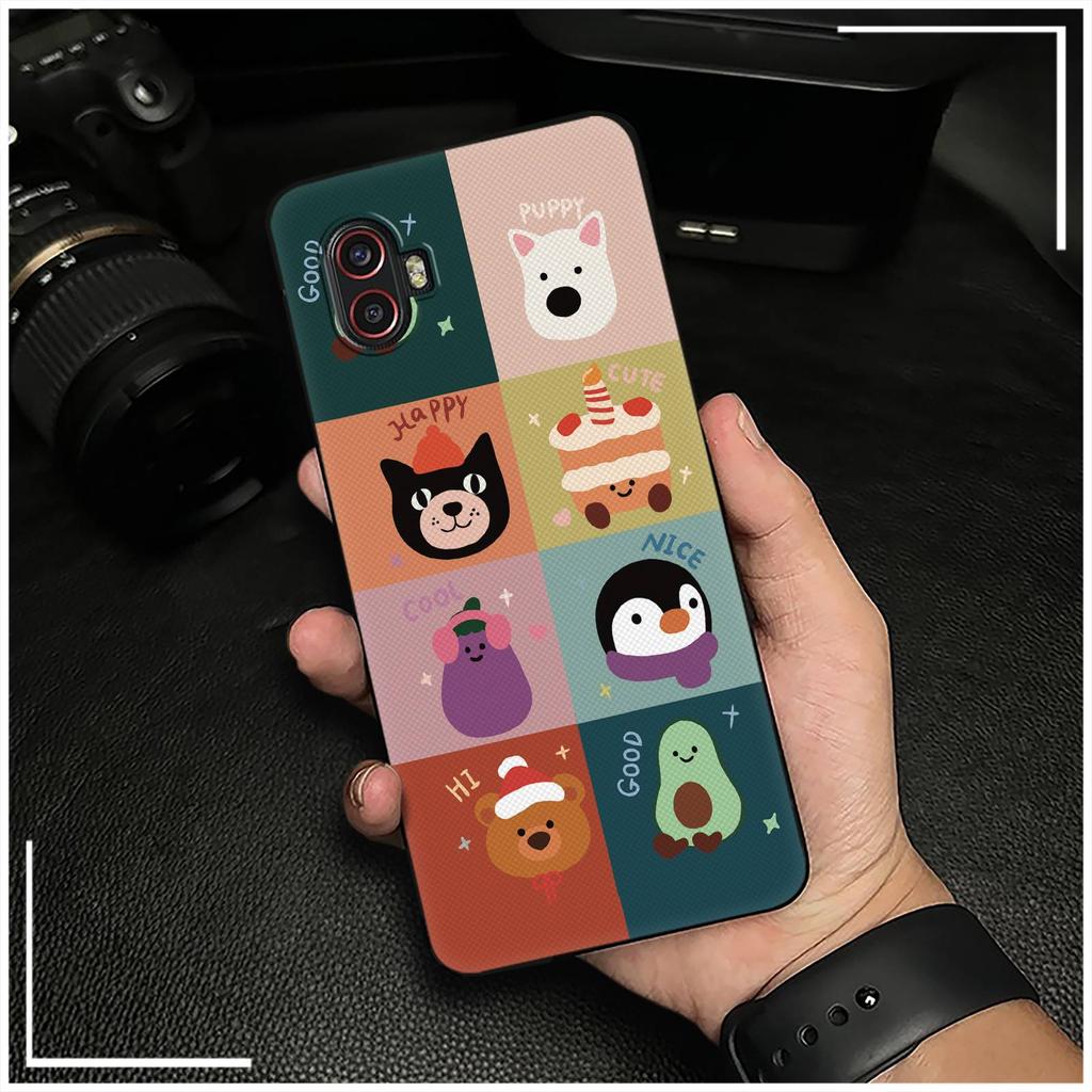 Phone Pouch Fashion Design Phone Case For Samsung Galaxy Xcover6 Pro/SM-G736U/B Anti-knock Shockproof Silicone TPU Cute