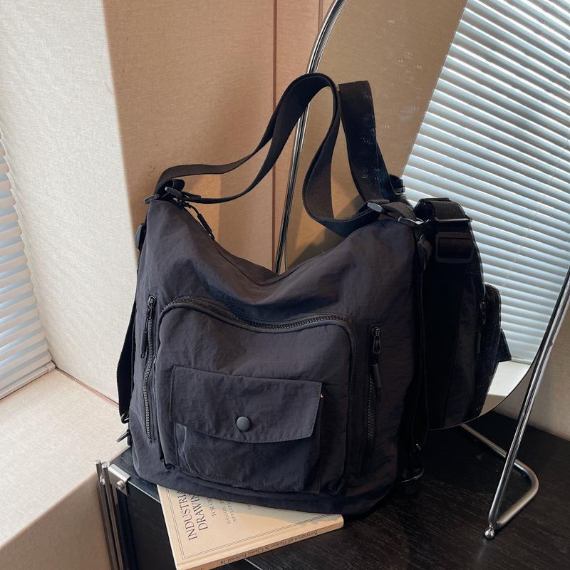 

Casual backpack women s new versatile large-capacity women s high-end shoulder bag messenger bag чёрный