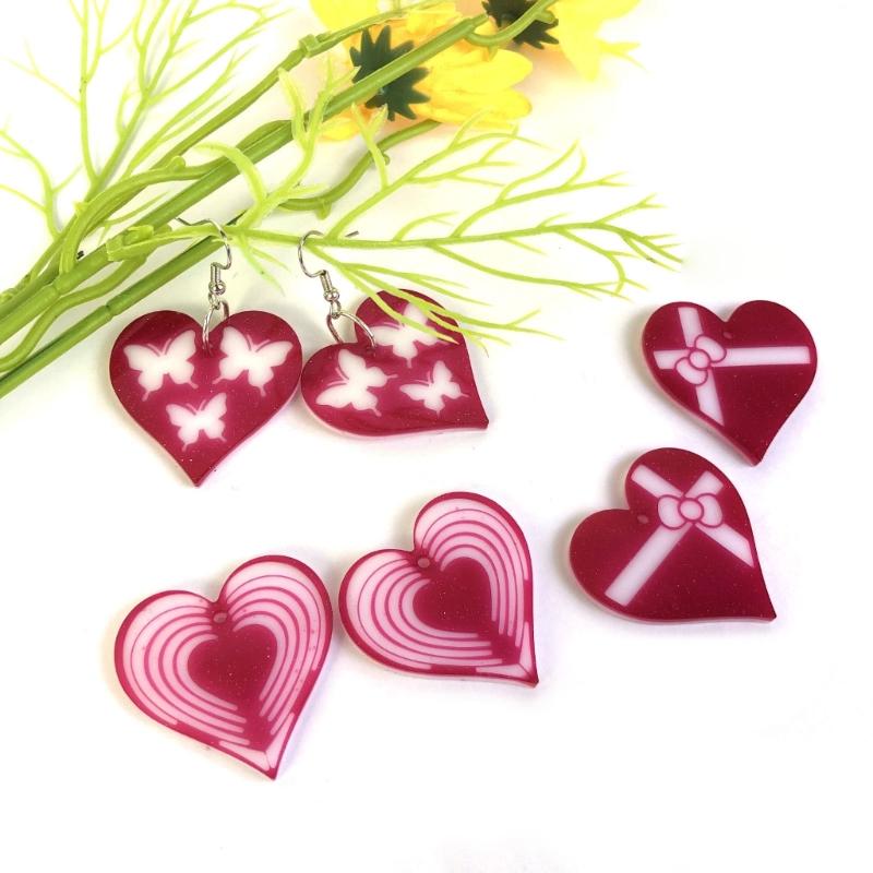 Craft Stunning Earrings Making Mold Butterfly Heart Pendant Silicone Molds Handcrafted Eardrop Moulds for DIY Lover