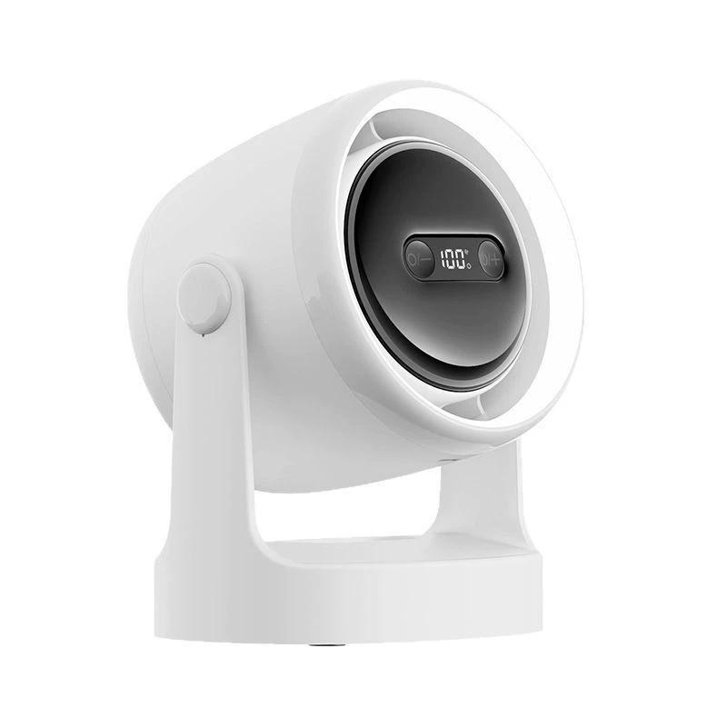 

Ventilador de escritorio portátil con luz nocturna, silencioso, recargable por USB y aromaterapia