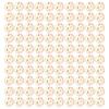 100Pcs Wooden Balls with Hole for DIY Decor Craft Natural Wood Beads for Crafting Wooden Faced Beads Smiles Wooden Beads