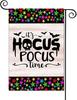 Halloween Garden Ag It's Hocus Pocus Time Banner Double Sided 12" X 18" VVL YYX EEZ