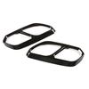 For VW Touareg CR7 2018    Stainless Steel Car Rear Left Right Exhaust Muffler Pipe  Cover Decoration