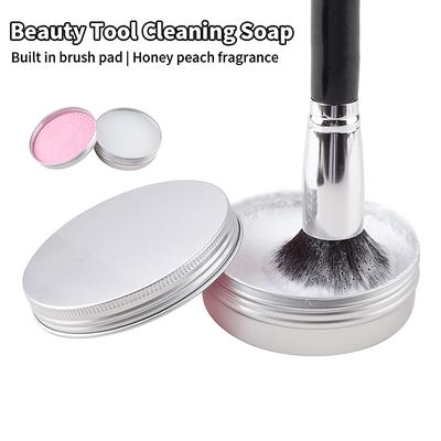2In1 Silikon Make-Up Pinsel Reiniger Seife Pad Waschen Wäscher Bord Reiniger Schüssel