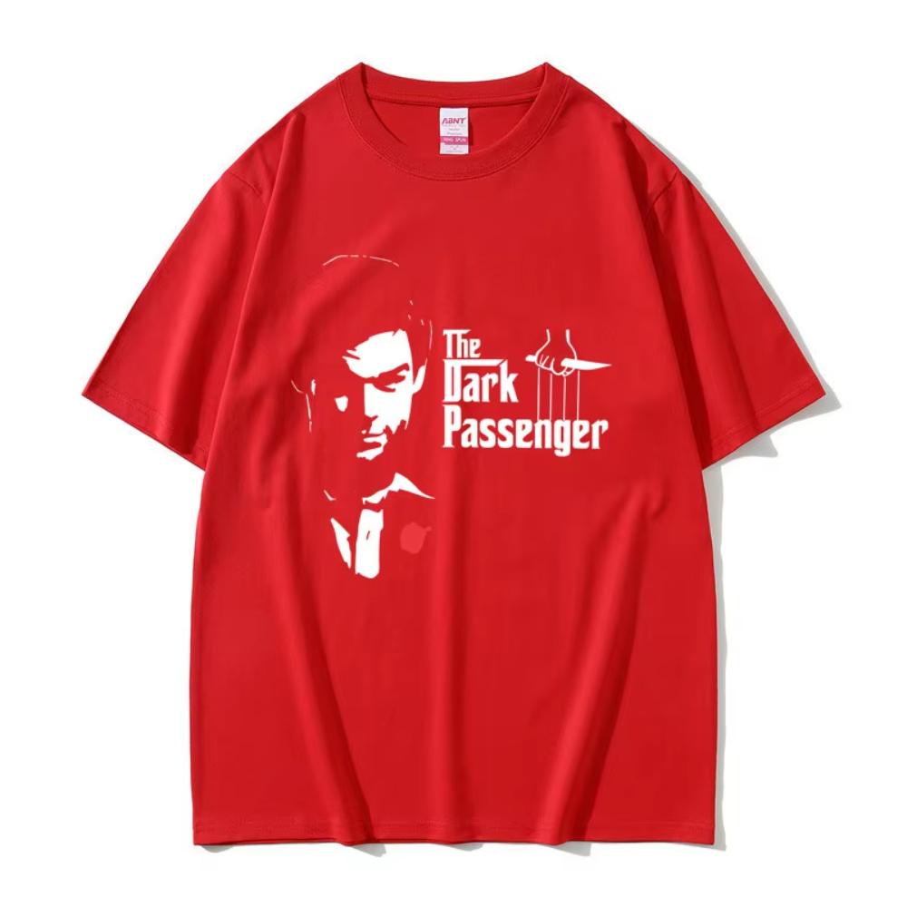 90s Vintage TV Play Dexter Morgan Temný Pasažér Obličej Grafické Tričko Pánské Dámské Módní Ležérní Bavlněné Tričko s Krátkým Rukávem