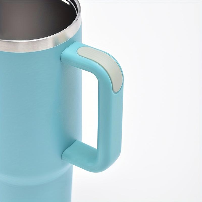 40oz/1200ml Large Capacity Insulation Tumbler With Straw, Portable Car Cup With Handle Suitable For Car Home Office Travel Birthday Gifts