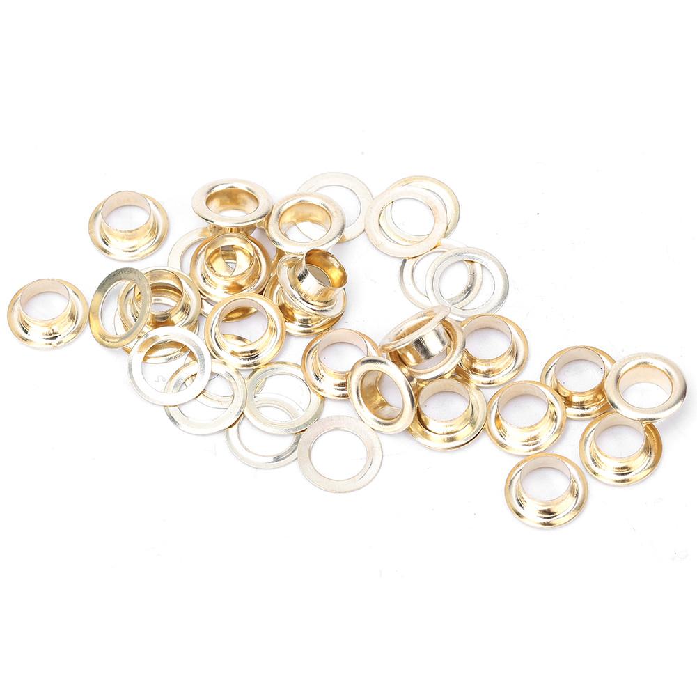 100 Pcs Brass Cloth DIY Tool Knitting Accessory Anti Rust Leather Craft Clothing Eyelet