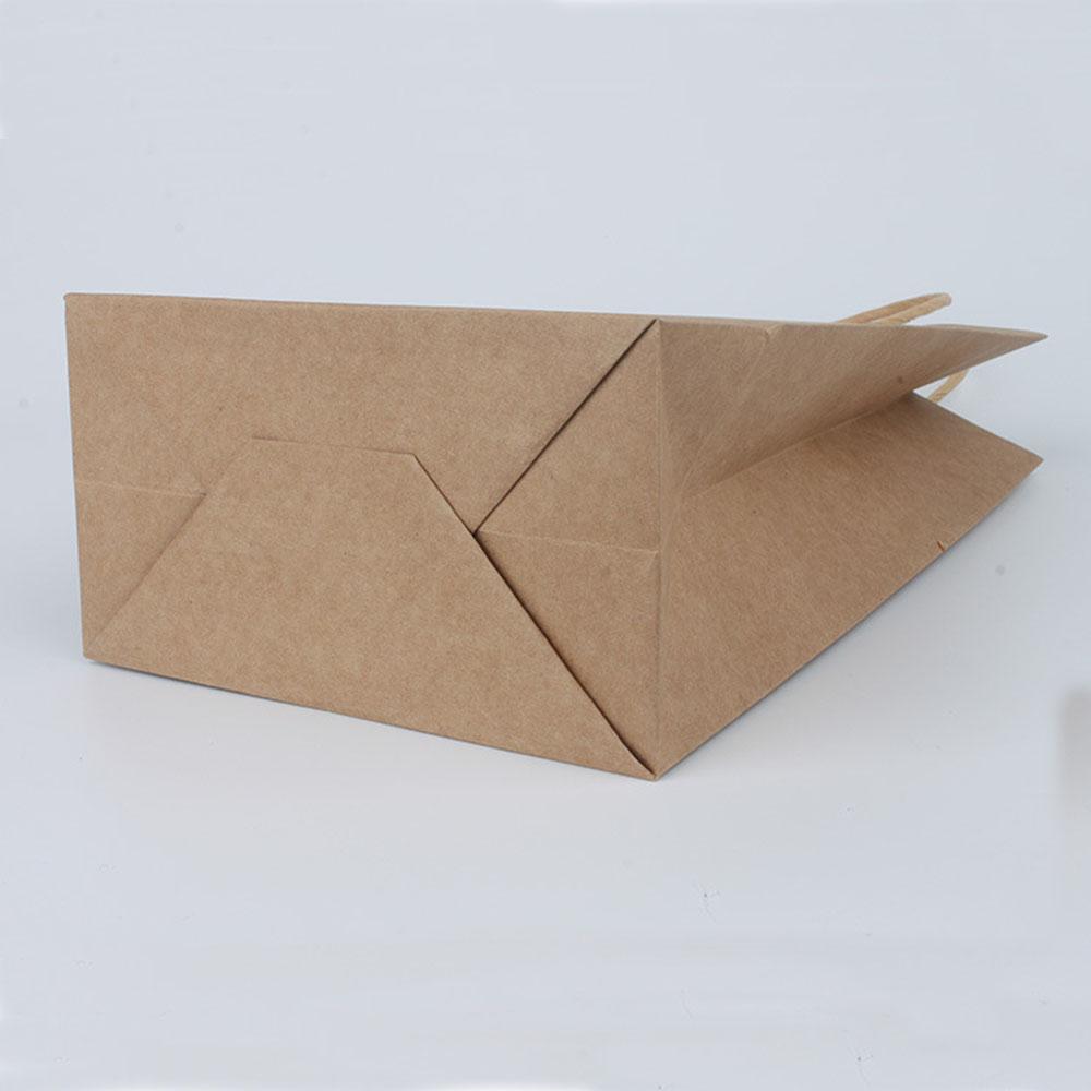 Birthday Xmas Party Brown Paper Bags Foil Thank You Print Paper Gift Bags