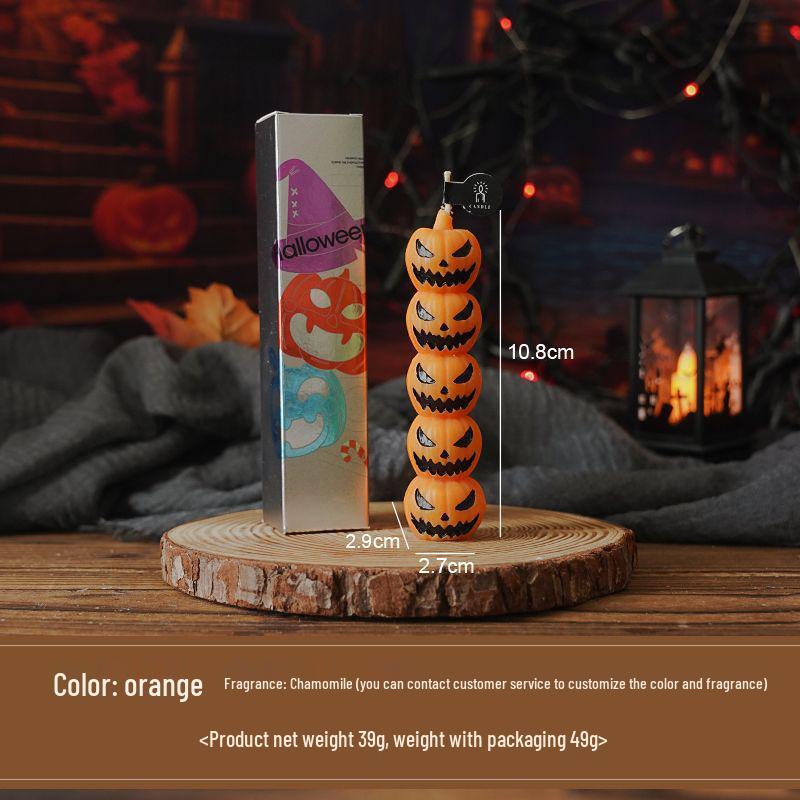 

Halloween Aromatherapy Candles: Fragrant Decorative Gifts with Handmade Long Rod Shape