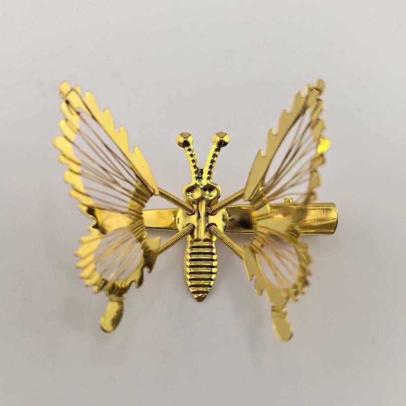 Moving Butterfly Wings Hairpin - Korean Style Hair Accessory for Girls