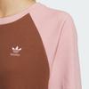 Adidas Originals Adicolor Long Sleeve Tee Loose Sports Women Tops Brown IZ1542
