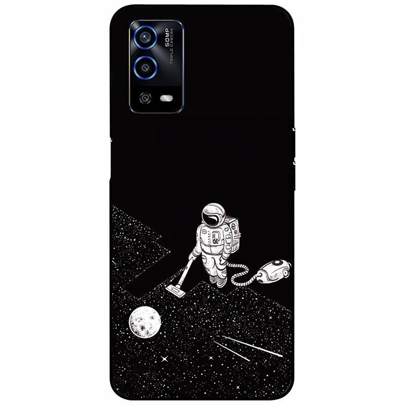 For Oppo A55 4G Case 6.51'' Soft Silicone Protective Marble Phone Cover for Oppo A55 Case TPU Funda For OPPOA55 A 55 CPH2325 Bag