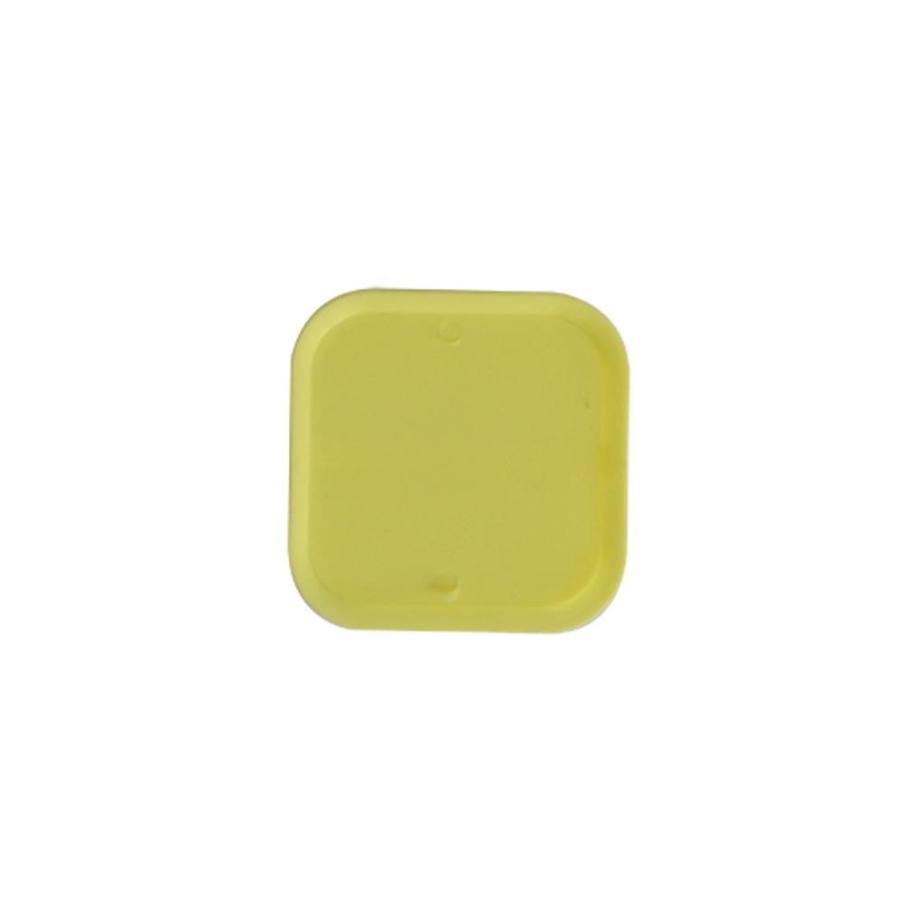 6cm * 6cm Square Plastic Flower Pot Tray Colorful Durable Resin Plant Flower Pot Gloss Planter Home Garden Decoration 5 Pcs