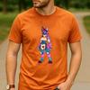 Unisex Mecha Protogen Furry Fursona Full Body Graphic T Shirt Unisex Cotton Neon Tech Mechanical Anthro Gamer Fan Tee