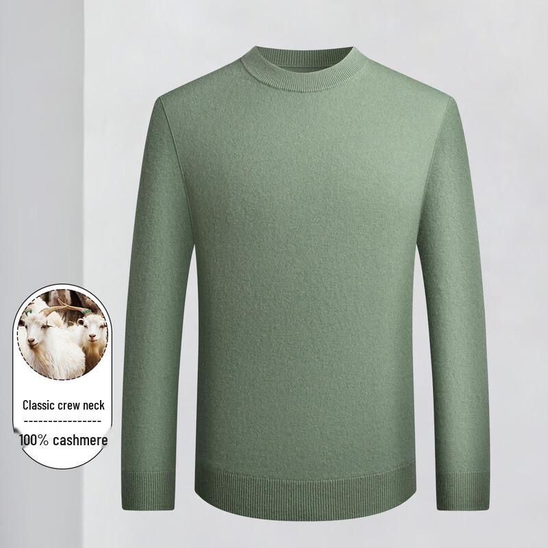 Lawes Men's Pure Cashmere Round Neck Sweater