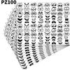 Funny Cartoon Face Stickers for Kids 10 Sheets/Pack Creative Decorative Stickers for Book, Laptop, Water Bottle, Notebook