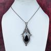 Shungite Pendant Copper Wire Wrapped Pendant Unique Design Jewelry Real Gemstone Pendant Copper Wire Jewelry Gifts for Him Handmade Pendant