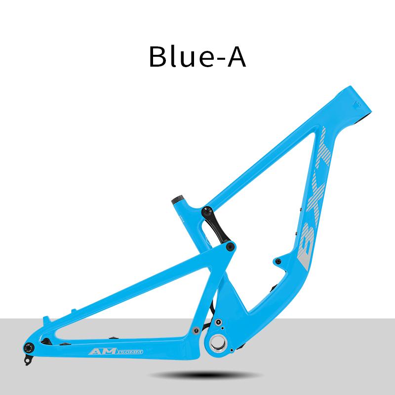 Telaio Full Suspension BXT 29er Boost, Telaio MTB in Fibra di Carbonio Gancio UDH, Boost 148x12mm, Escursione 100mm-120mm