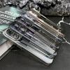 Hot Sale Plated Carbon Brazed Bezel PC Hard Case for iPhone15 14 13 12 Pro Max 11 Full Cover Phone Case with Lens Film