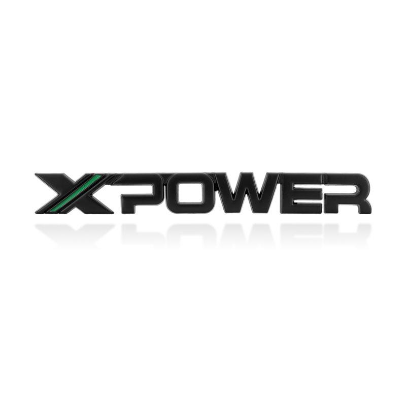1Pc X XPOWER Logo 3D Metal Exteior Auto Side Trunk Sticker Badge Emblem Car Styling For MG 5 6 7 ZS HS GS 3 TF 5 RX5 GT Accessories