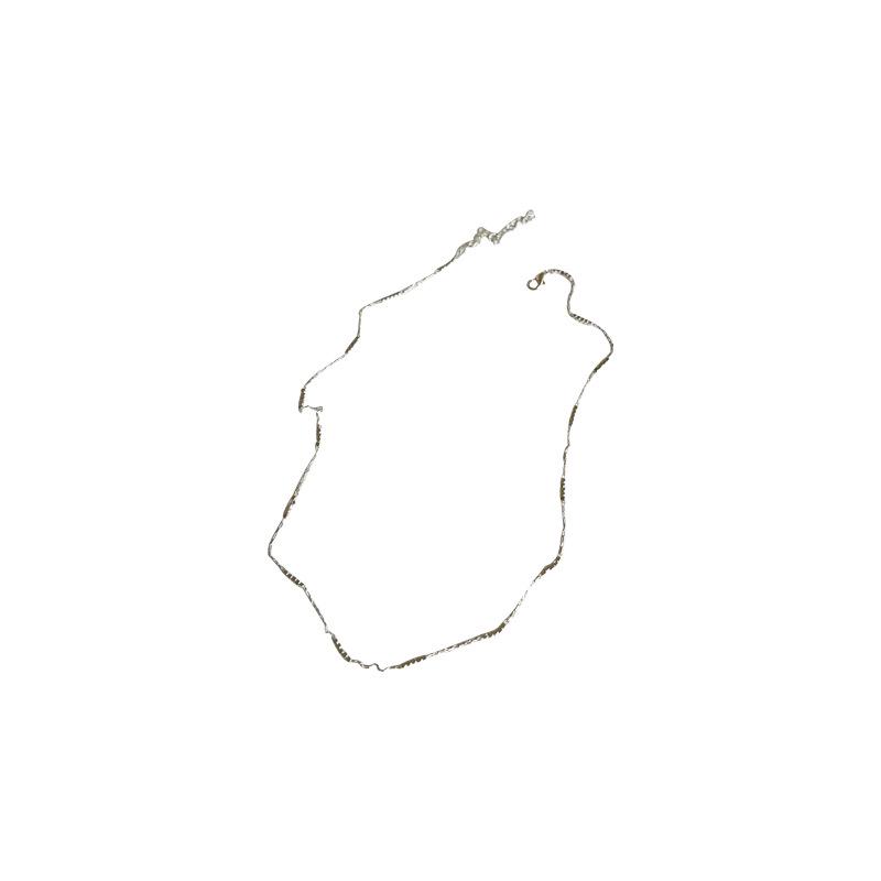 Elegancki Srebrny Naszyjnik na Obojczyk dla Kobiet - Minimalistyczny Luksusowy Choker z Gładkim Łańcuszkiem