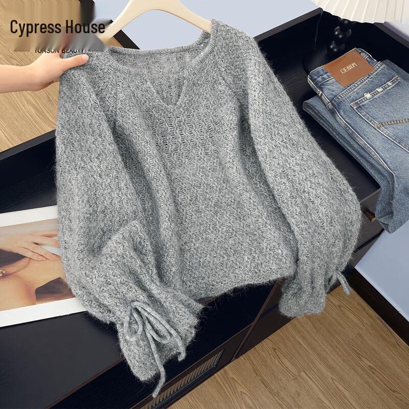 

Women s Lamb Wool Blend Solid Pullover Sweater L