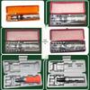 14-Piece Chrome Vanadium Steel Impact Screwdriver Bit Set with Iron Box