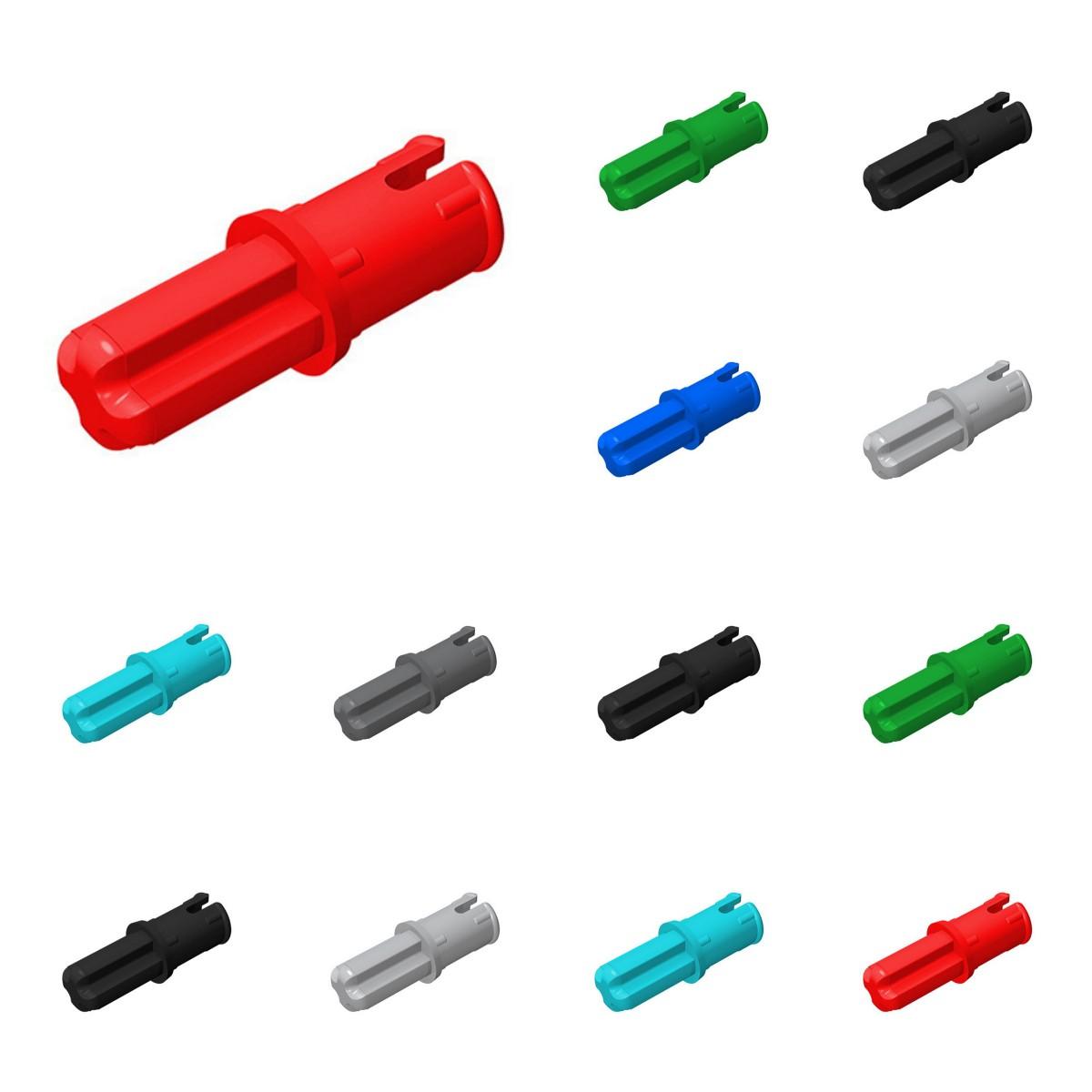 

50PCS 43093 Axle 1L Pin Friction Ridges Lengthwise Bricks Toys For Technical MOC Buildings Blocks Compatible 50pcs
