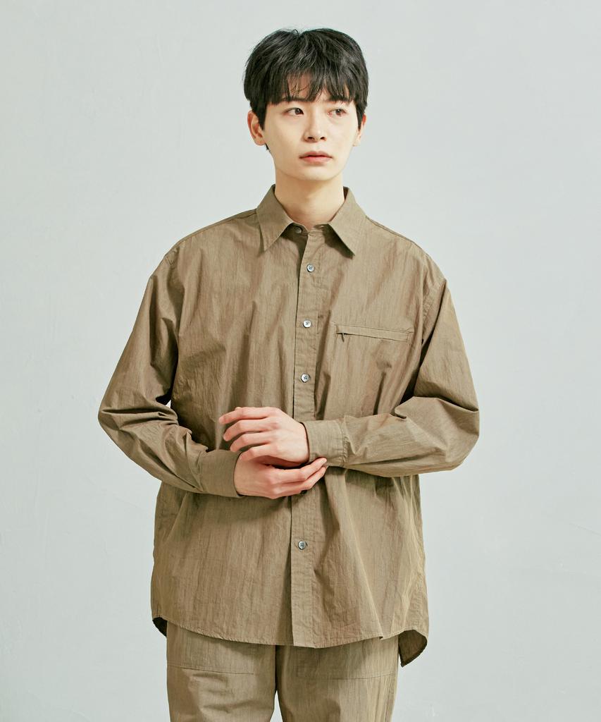 FRIZMWORKS Nylon Double Vent Shirt _ Brown