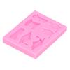 DIY Silicone Mold Bachelor Hat Fondant Chocolate Cake Decorating Mould Kitchen SuppliesPink