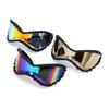 YK futuristic fashion big frame sunglasses personalized punk sports goggles festival party Epoxy sunglasses YK