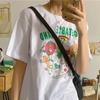 Vegetable Band Print Women T Shirt Harajuku Streetwear aesthetic Graphic Tee Cotton Short Sleeve Funny  Female Tops Clothes