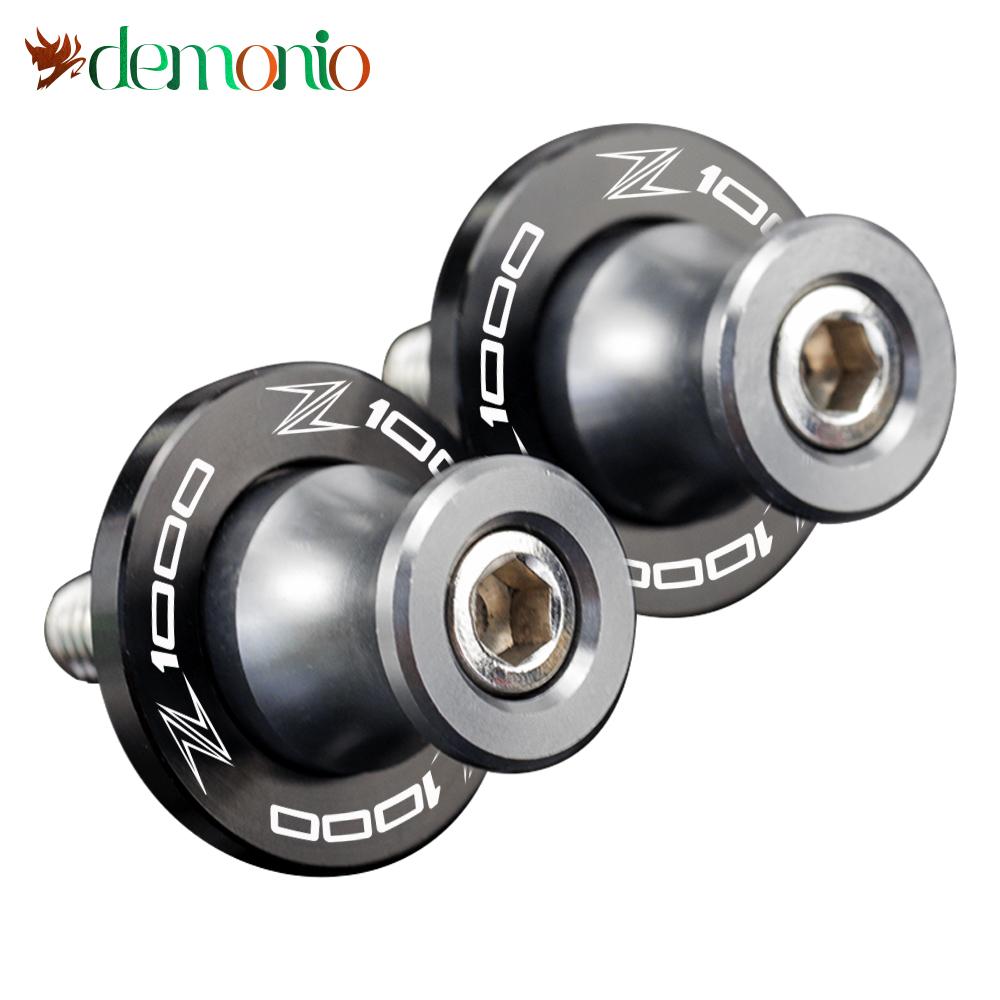 10MM Motorcycle Swingarm Spools Rear Stand Screws Sliders Accessories for Kawasaki Z1000 2003-2013 Z1000SX 2011-2013 Z
