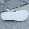 Kadın Hafif Topuklu Sandalet Rahat Yumuşak Alt Slip on Flats Ayakkabı Trend Eşleşen Renk Ayakkabı Bağı Düz ​​Sandalet