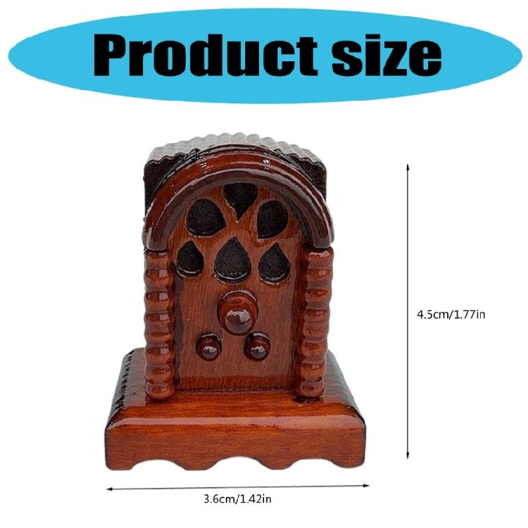 1/12 Scale Radio Replicas Wood Furniture Model Figure For Detailed Doll House Scene Landscape And Collection Setting